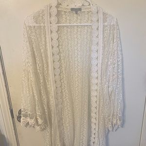 Lace kimono